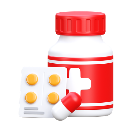 Medicamento  3D Icon