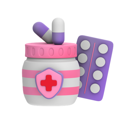 Medicamento  3D Icon