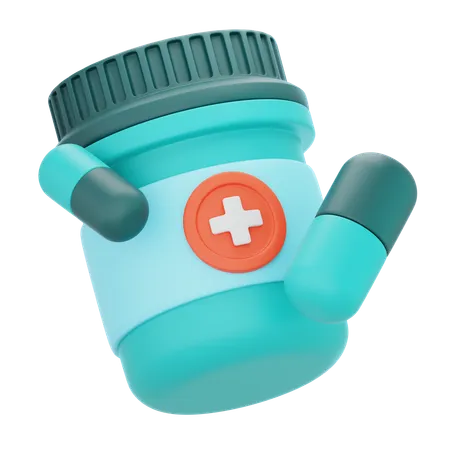 Medicamento  3D Icon