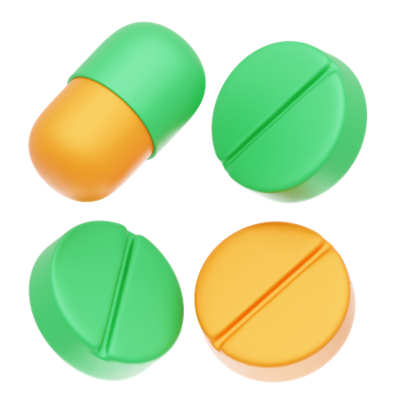 Medicamento  3D Icon