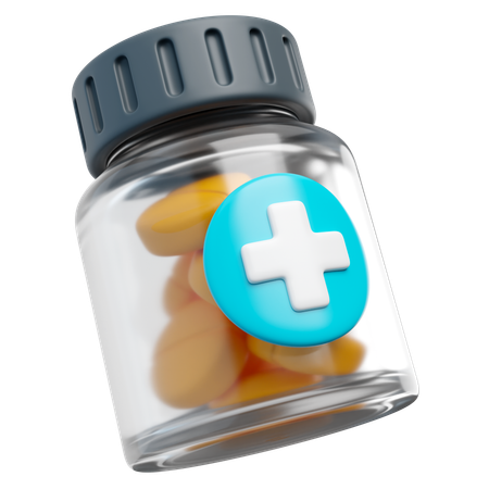 Medicamento  3D Icon