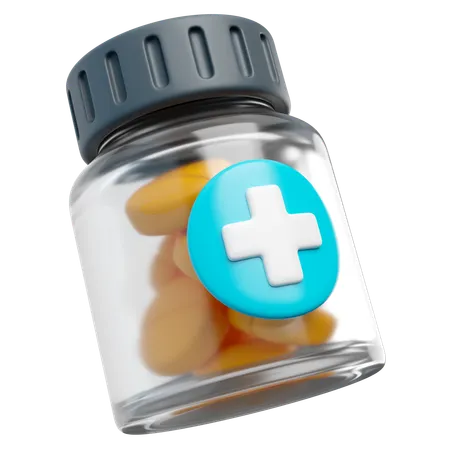 Medicamento  3D Icon