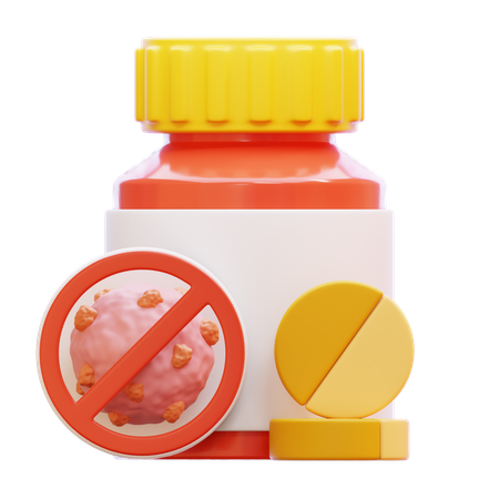 Medicamento  3D Icon