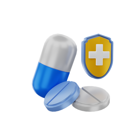 Medicamento  3D Icon