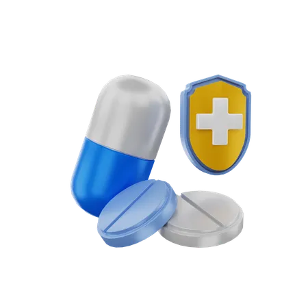 Medicamento  3D Icon