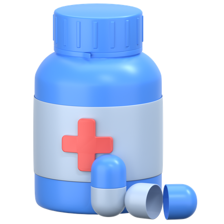 Medicamento  3D Icon