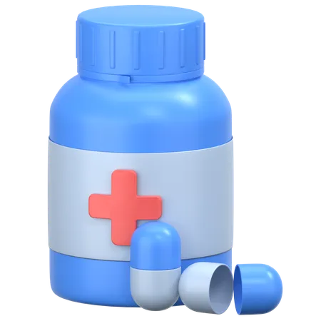 Medicamento  3D Icon