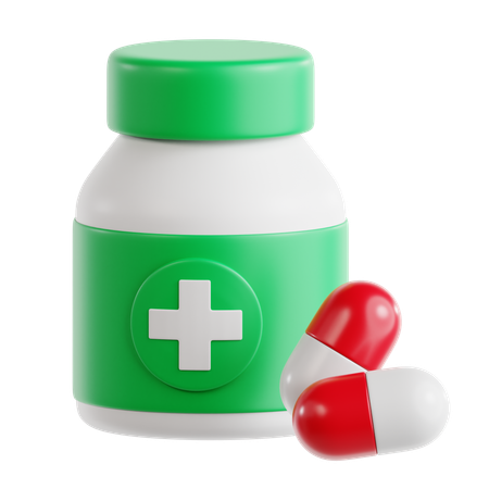 Medicamento  3D Icon