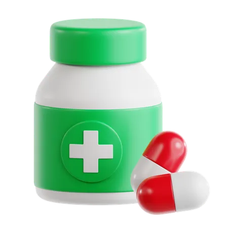 Medicamento  3D Icon