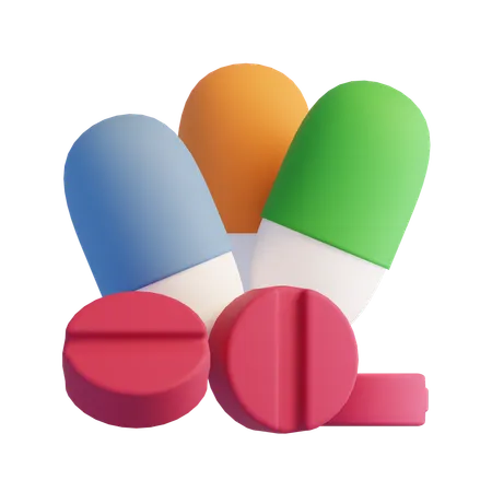 Medicamento  3D Icon