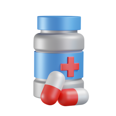 Medicamento  3D Icon