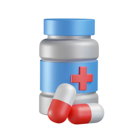 Medicamento  3D Icon