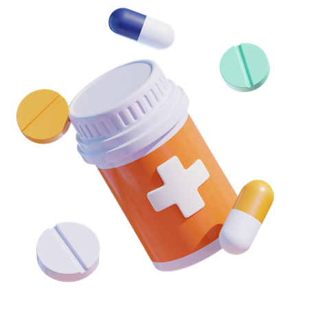 Medicamento  3D Icon