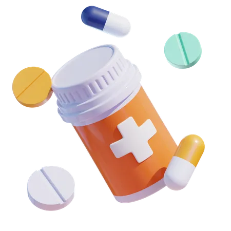 Medicamento  3D Icon