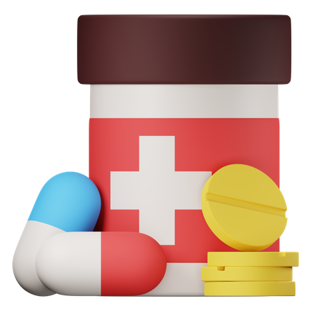 Medicamento  3D Icon