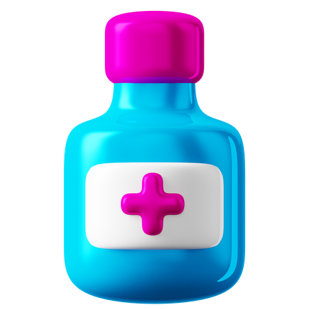 Medicamento  3D Icon