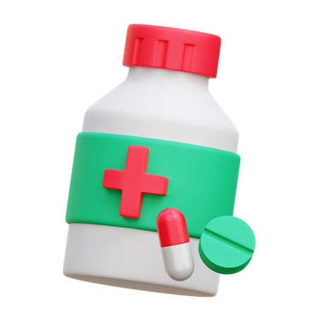 Medicamento  3D Icon