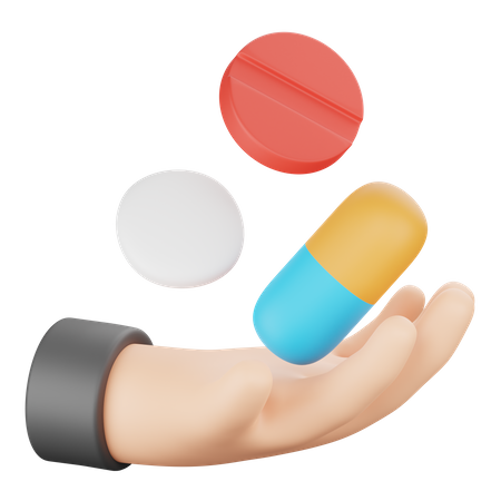 Medicamento  3D Icon