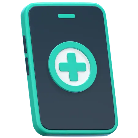 Médico en línea  3D Icon