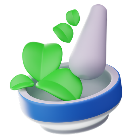 Medicina herbaria  3D Icon