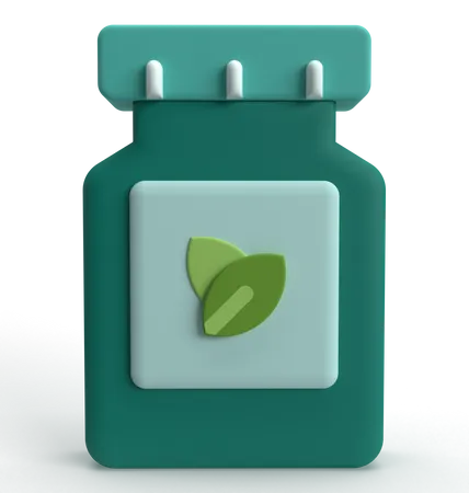 Medicina natural  3D Icon