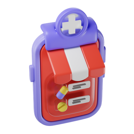 Medicina on-line  3D Icon