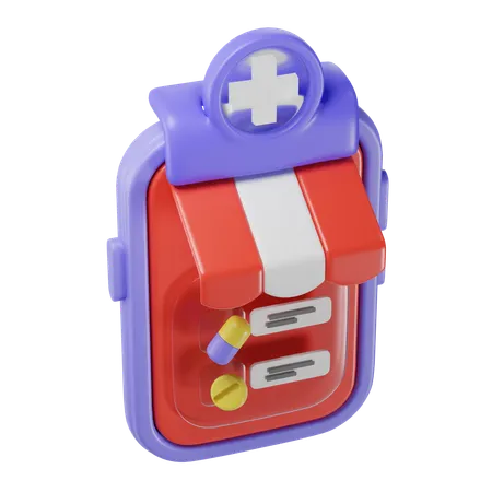 Medicina on-line  3D Icon