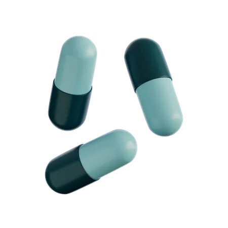 Medicinal Pills  3D Icon