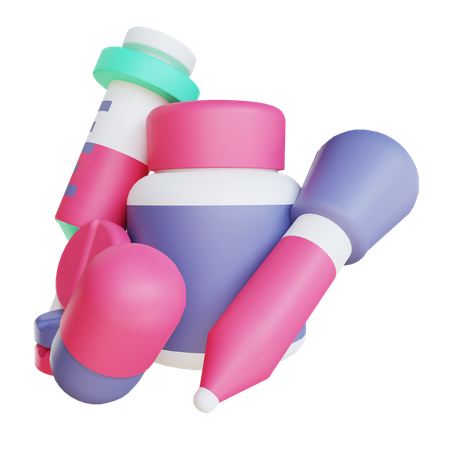 Medicine  3D Illustration