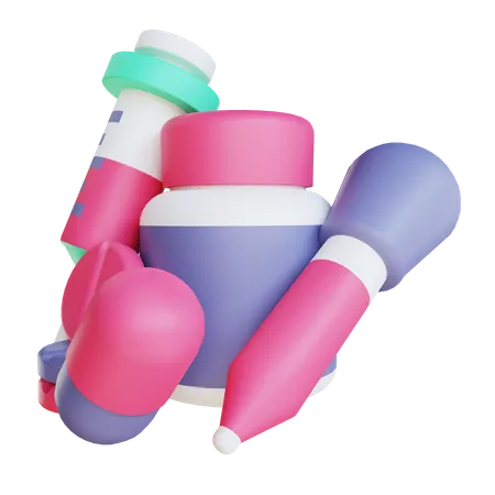 Medicine  3D Illustration