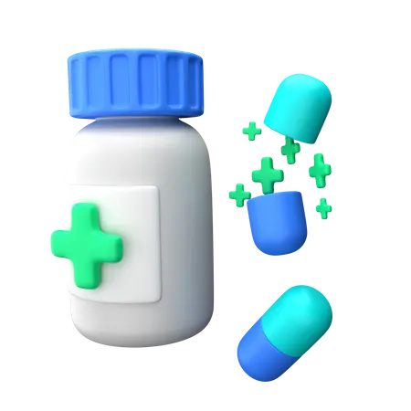 Medicine  3D Illustration