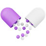 open pill 3d logo