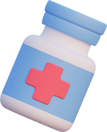 Medicine Bottle  3D Icon