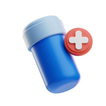 약병  3D Icon