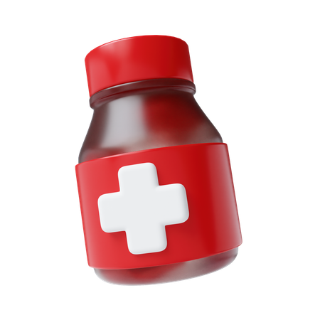 약병  3D Icon
