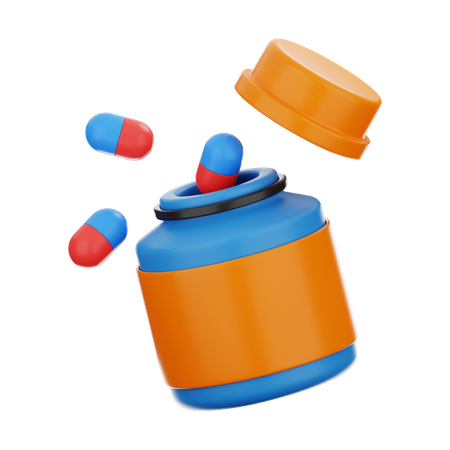 Medicine Bottle  3D Icon