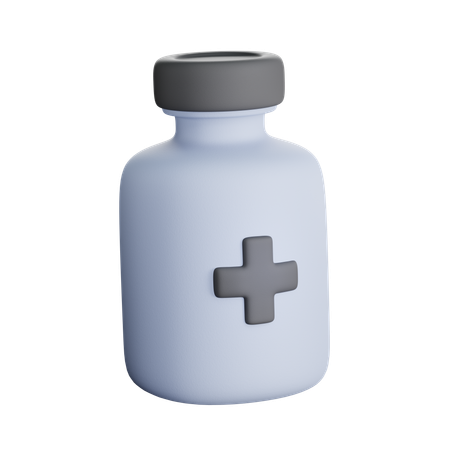 Medicine Bottle  3D Icon