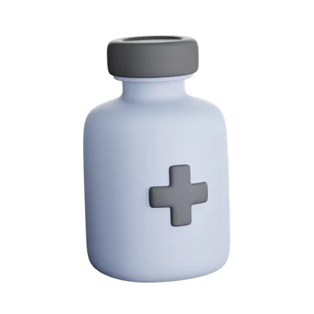 Medicine Bottle  3D Icon