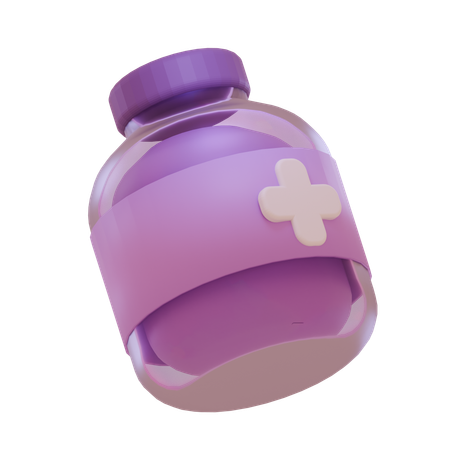 Medicine Bottle  3D Icon