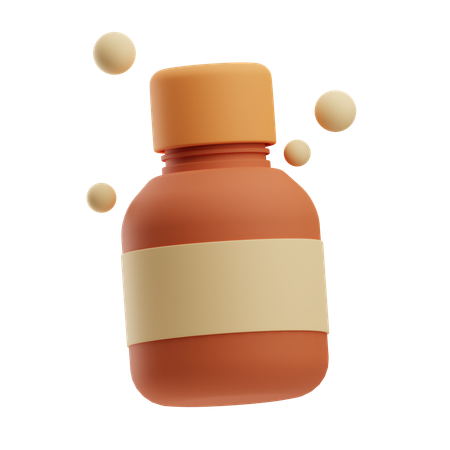 Medicine Bottle  3D Icon