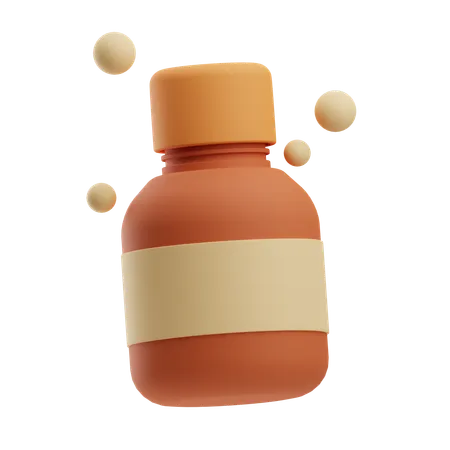 Medicine Bottle  3D Icon