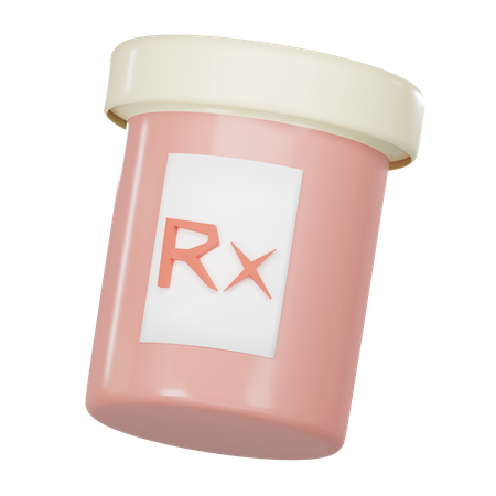 Medicine Bottle  3D Icon