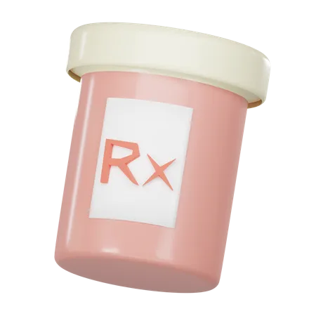 Medicine Bottle  3D Icon