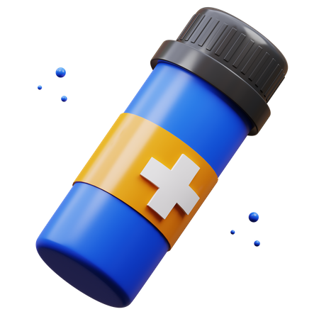 Medicine Bottle  3D Icon