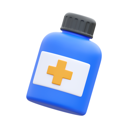 Medicine Bottle  3D Icon