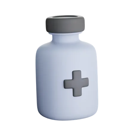 Medicine Bottle  3D Icon