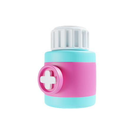 Medicine Bottle  3D Icon