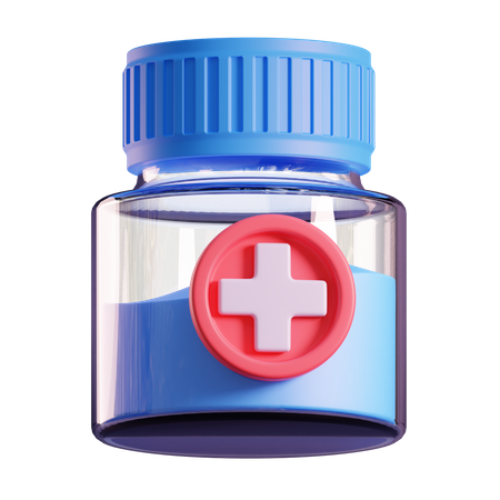 Medicine Bottle  3D Icon