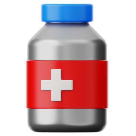 Medicine Bottle  3D Icon