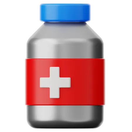 Medicine Bottle  3D Icon